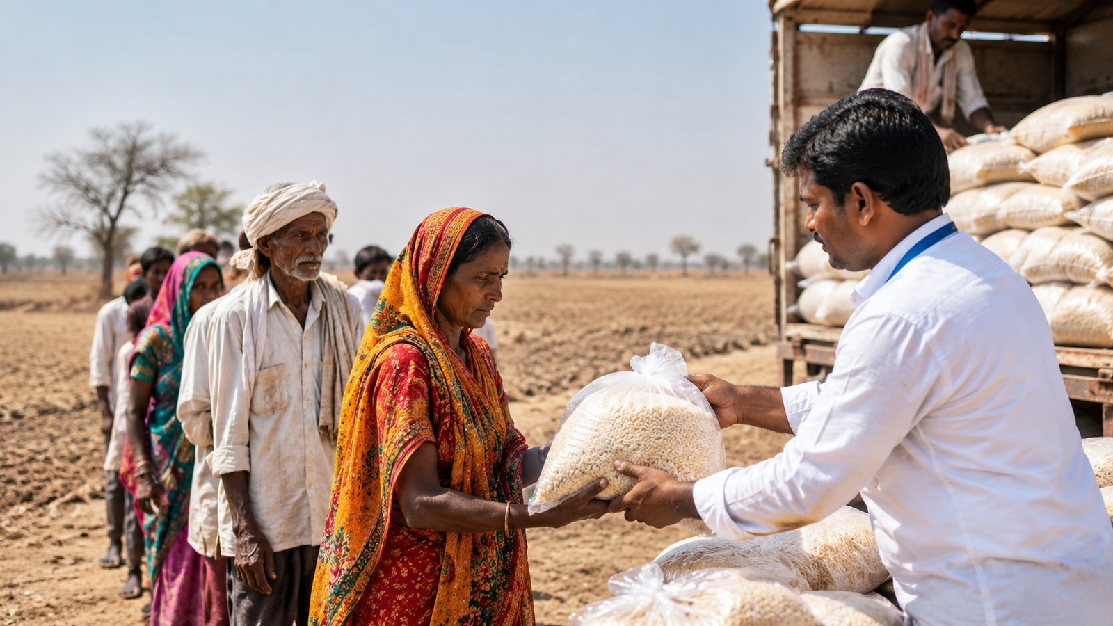 Maharashtra Announces Free Foodgrains In 265 Drought-Hit Talukas, Extends Ration Benefits To Needy Families